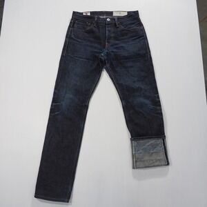 Rogue Territory RGT Jeans Mens 31 Blue Selvedge Raw Denim Japanese Fabric Indigo